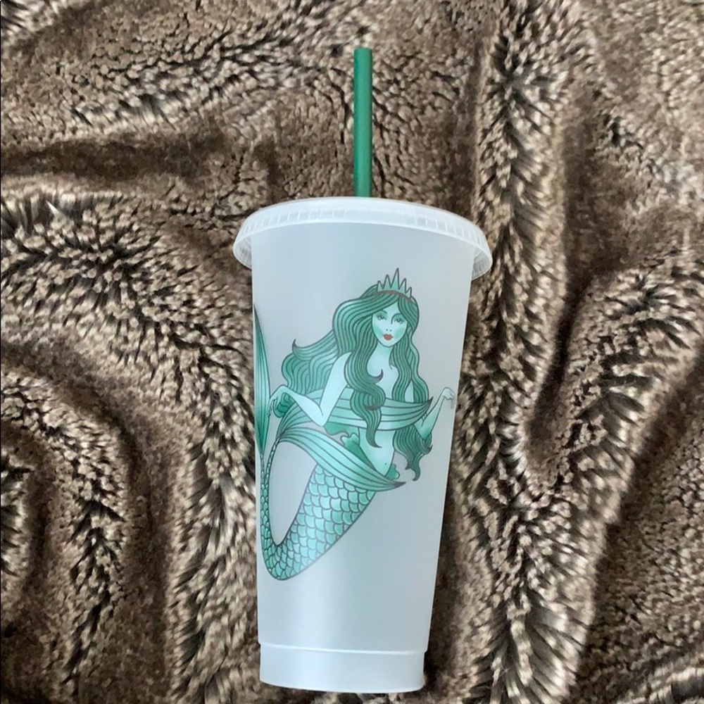 Brand new Starbucks mermaid re-useable cold cup